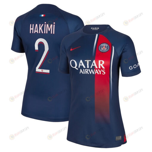 Achraf Hakimi 2 Paris Saint-Germain Women 2023/24 Home Jersey - Navy