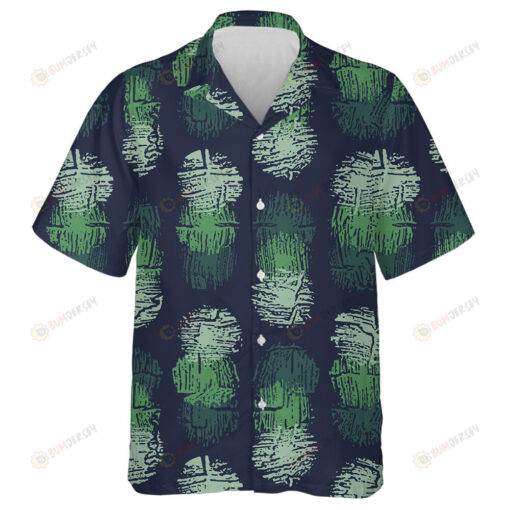 Acrylic Painted Camouflage Dots Graphic Design Hawaiian Shirt