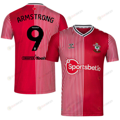 Adam Armstrong 9 Southampton FC 2023/24 Home Men Jersey - Red