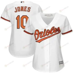 Adam Jones Baltimore Orioles Women's Cool Base Player Jersey - White