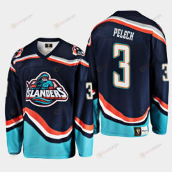 Adam Pelech 3 New York Islanders Navy Reverse Retro 2.0 Jersey 2022-23