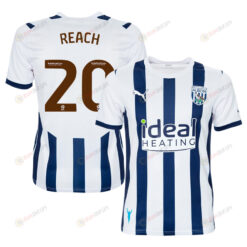 Adam Reach 20 West Bromwich Albion FC 2023/24 Home Men Jersey - White