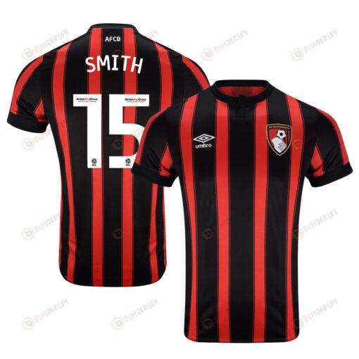 Adam Smith 15 AFC Bournemouth 2023-24 EFL Home Men Jersey - Red