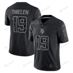 Adam Thielen 19 Minnesota Vikings RFLCTV Limited Jersey - Black