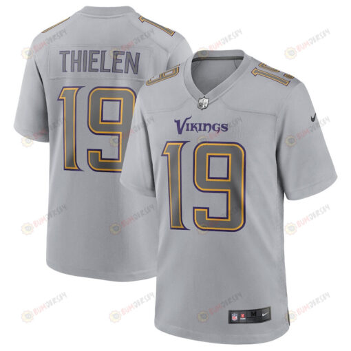 Adam Thielen Minnesota Vikings Atmosphere Fashion Game Jersey - Gray