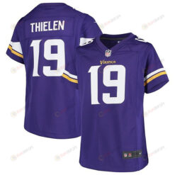 Adam Thielen Minnesota Vikings Girls Youth Jersey - Purple Jersey