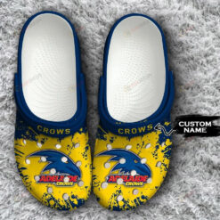 Adelaide Crows Custom Personalized Crocs Classic Clogs Shoes - AOP Clog