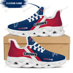 Adelaide Crows Logo Custom Name Pattern 3D Max Soul Sneaker Shoes