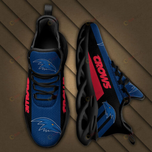 Adelaide Crows Logo Pattern 3D Max Soul Sneaker Shoes In Blue Black Red