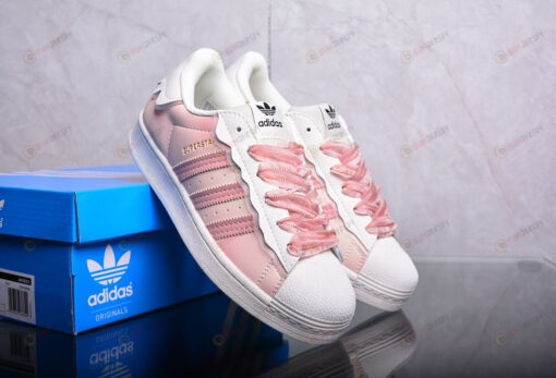 Adidas Superstar Cloud White/ Pink Shoes Sneakers