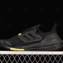 Adidas Ultraboost 22 Core Black / Solar Yellow Shoes Sneakers