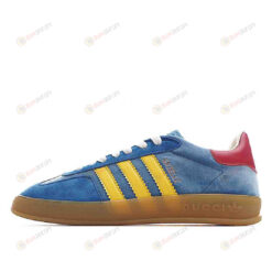 Adidas x Gucci Gazelle In Blue Velvet Shoes Sneakers