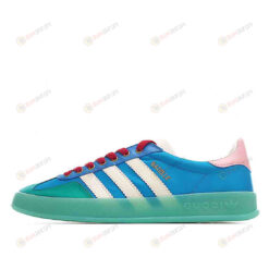 Adidas x Gucci Gazelle In Blue Velvet Shoes Sneakers