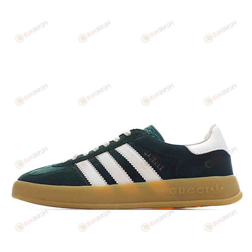 Adidas x Gucci Gazelle In Green Velvet Shoes Sneakers