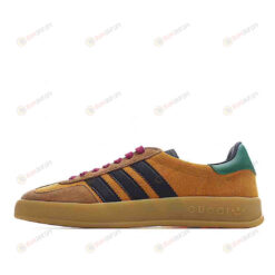 Adidas x Gucci Gazelle In Yellow Velvet Shoes Sneakers