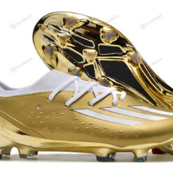 Adidas x Speedportal.1 FG Messi Leyenda Soccer Cleats Shoes In Gold Metallic