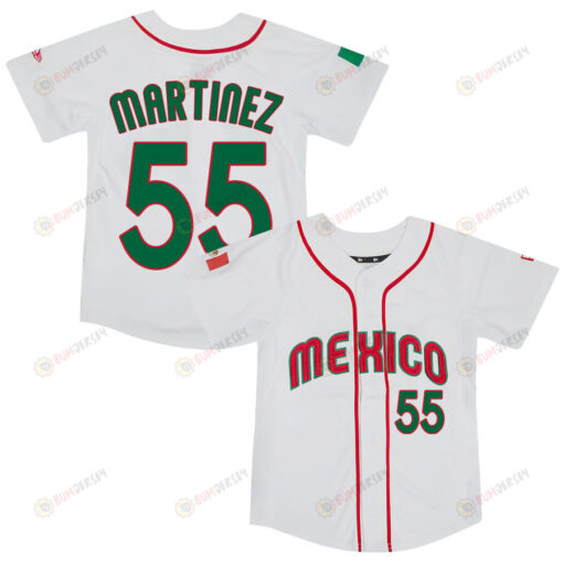 Adrian Martinez 55 Mexico Baseball 2023 World Baseball Classic Jersey - White