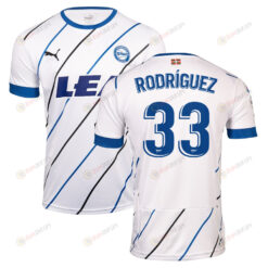 Adri?n Rodr?guez 33 Deportivo Alav?s 2022-23 Away Jersey - White