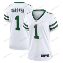 Ahmad Sauce Gardner 1 New York Jets Legacy Game Women Jersey - White