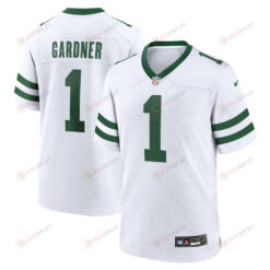 Ahmad Sauce Gardner 1 New York Jets Youth Jersey - White