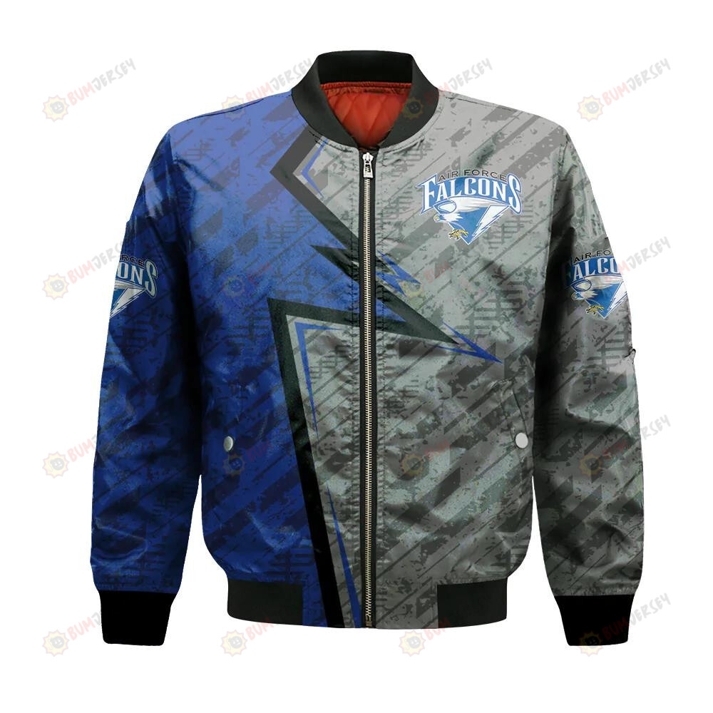 Air Force Falcons Bomber Jacket 3D Printed Abstract Pattern Sport