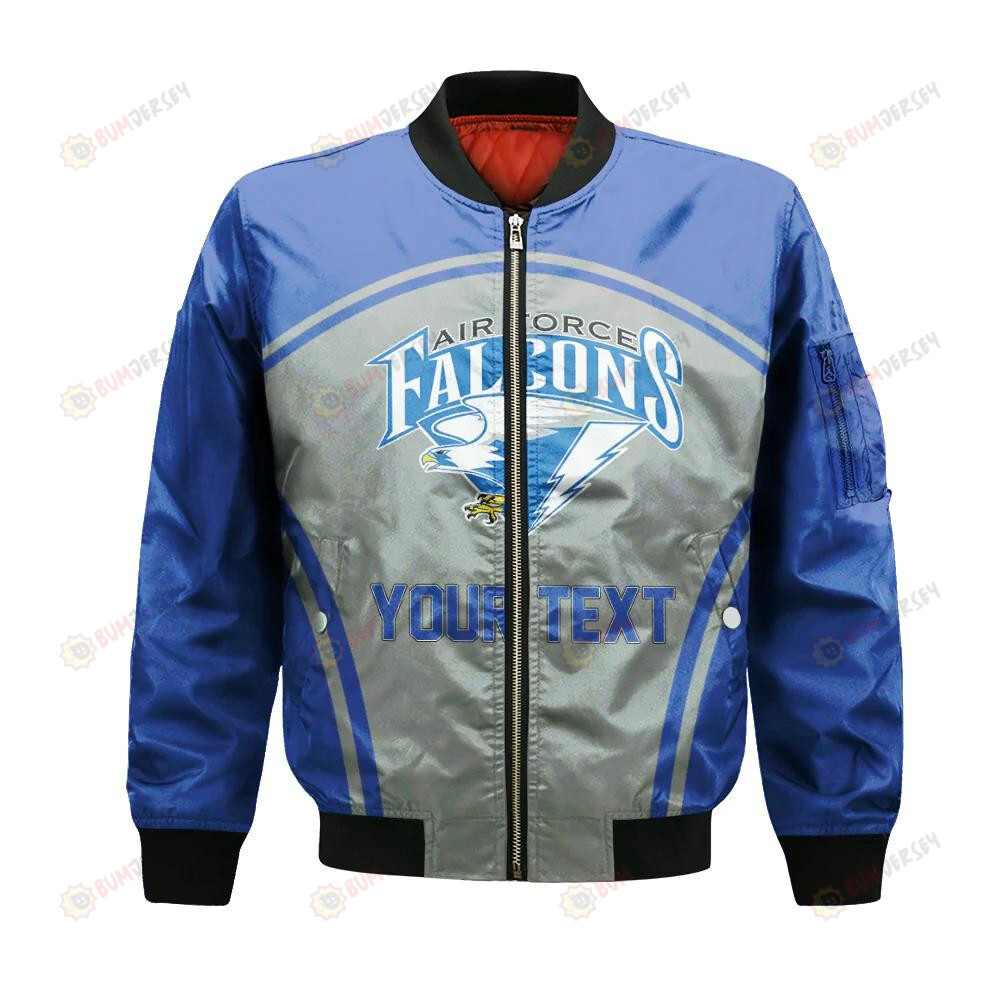 Air Force Falcons Bomber Jacket 3D Printed Curve Style Sport