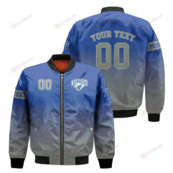 Air Force Falcons Fadded Bomber Jacket 3D Printed