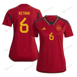 Aitana Bonmat? 6 Spain 1 Star Women's National Team 2023-24 World Cup Home Women Jersey