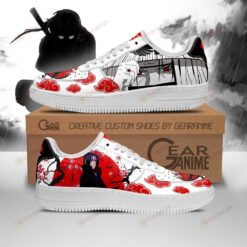 Akatsuki Itachi Air Force 1 Sneakers Naruto Anime Shoes