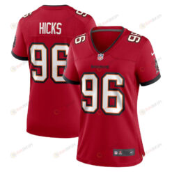 Akiem Hicks Tampa Bay Buccaneers Women's Player Game Jersey - Red