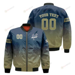 Akron Zips Fadded Bomber Jacket 3D Printed