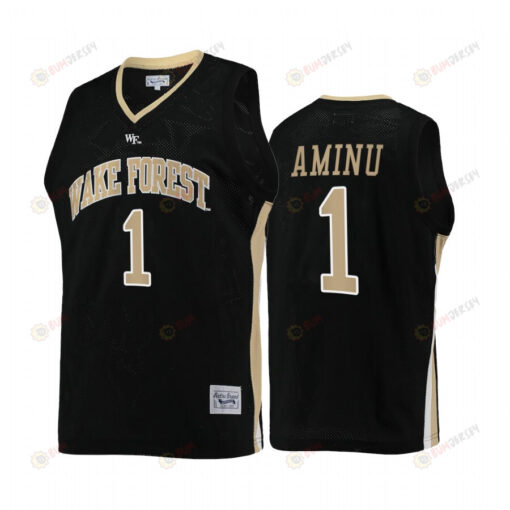 Al-Farouq Aminu 1 Wake Forest Demon Deacons Black Jersey College Basketball Retro