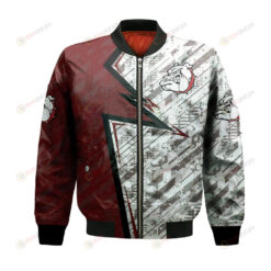 Alabama A&M Bulldogs Bomber Jacket 3D Printed Abstract Pattern Sport