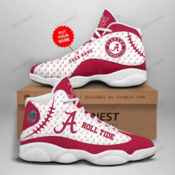 Alabama Crimson Tide Custom Name Air Jordan 13 Shoes Sneakers