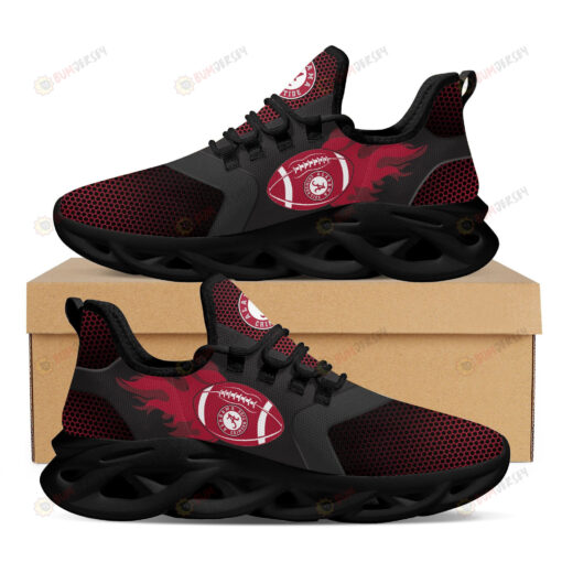 Alabama Crimson Tide Fire Ball Pattern 3D Max Soul Sneaker Shoes