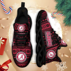 Alabama Crimson Tide Logo Brocade Pattern 3D Max Soul Sneaker Shoes