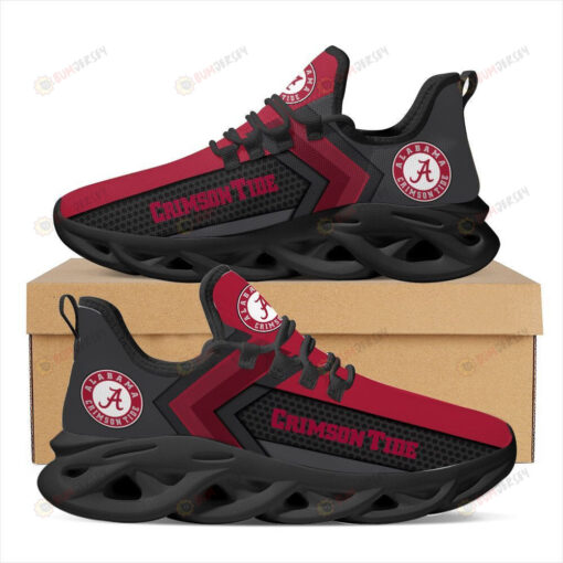 Alabama Crimson Tide Logo Polka Dot Pattern 3D Max Soul Sneaker Shoes