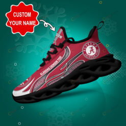 Alabama Crimson Tide Logo Unique Pattern Custom Name 3D Max Soul Sneaker Shoes