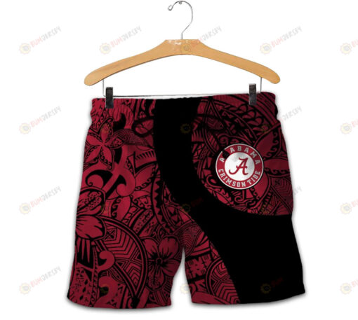 Alabama Crimson Tide Men Shorts Polynesian