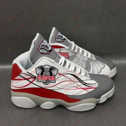 Alabama Crimson Tide Pattern Air Jordan 13 Shoes Sneakers