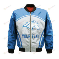 Alabama Huntsville Chargers Bomber Jacket 3D Printed Curve Style Sport