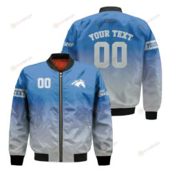 Alabama Huntsville Chargers Fadded Bomber Jacket 3D Printed