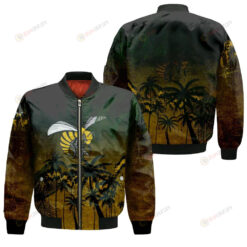 Alabama State Hornets Bomber Jacket 3D Printed Coconut Tree Tropical Grunge