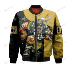 Alabama State Hornets Bomber Jacket 3D Printed Football