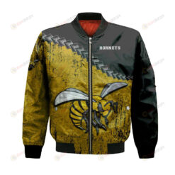 Alabama State Hornets Bomber Jacket 3D Printed Grunge Polynesian Tattoo