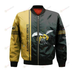 Alabama State Hornets Bomber Jacket 3D Printed Half Style