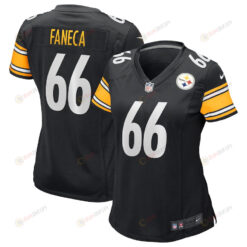 Alan Faneca 66 Pittsburgh Steelers Women's Game Jersey - Black