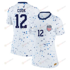 Alana Cook 12 USA Women's National Team 2023-24 World Cup Home Women Jersey