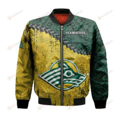 Alaska Anchorage Seawolves Bomber Jacket 3D Printed Grunge Polynesian Tattoo