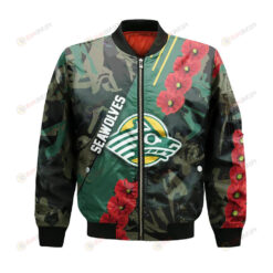 Alaska Anchorage Seawolves Bomber Jacket 3D Printed Sport Style Keep Go on